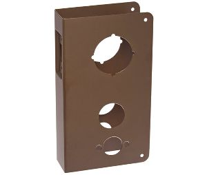 Don-Jo 9-10B-CW Wrap Around Plate, 22 Ga. Steel, 5 in. x 9 in., Oil Rubbed Bronze