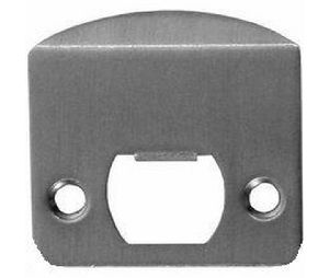 Don-Jo 9102RC 622 2" Extended Lip Round Corner Full Lip 2-1/4" Strike Black Finish