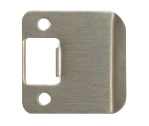 Don-Jo 9175-630-RC 1-3/4" Extended Lip Round Corner Full Lip 2-1/4" Strike - Satin Stainless Steel Finish