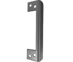 Don-Jo ALP206 BP 6" Angled Latch Protector for Outswing Doors Brass Plated Finish