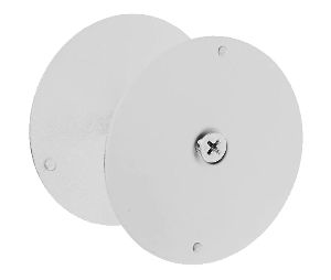 Don-Jo BF-161-CP Hole Filler Plate, 2-5/8 in. Dia., Bright Chrome