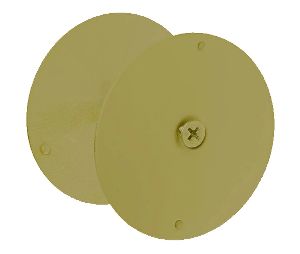 Don-Jo BF161 DU Hole Filler Plate up to a 2-1/8" Hole Dark Bronze Finish