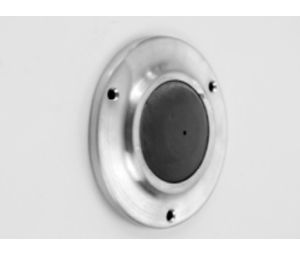 Don-Jo 1410 626 3-7/8" Convex Cast Wall Stop - Satin Chrome Finish