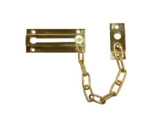 Don-Jo 1607 605 Chain Guard Bright - Brass Finish