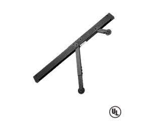 Don-Jo 2040 622 Universal Door Coordinator - Matte Black Finish