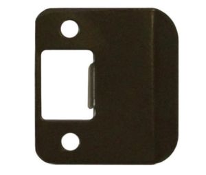 Don-Jo 9115-DU-RC 1-1/2" Extended Lip Round Corner Full Lip 2-1/4" Strike - Duro Coated Finish