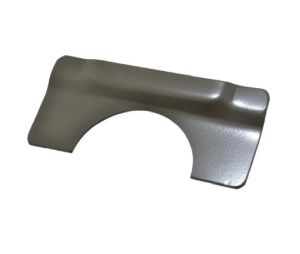 Don-Jo BLP-207 DU 3 1/4" x 7" Blank Latch Protector for Key in Lever Locks - Duro Coated Finish