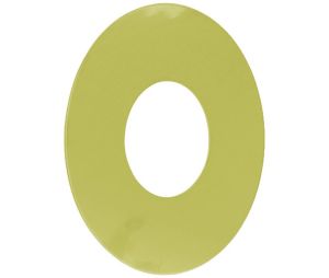 Don-Jo DSP-135 605 1-1/2" Inner Scar Plate - Bright Brass Finish