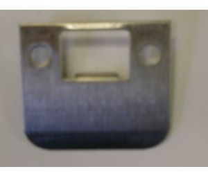 Don-Jo EL-115-619-RC 2-1/4" Full Lip Strike with 1-1/2" Extended Lip with Round Corners - Satin Nickel Finish