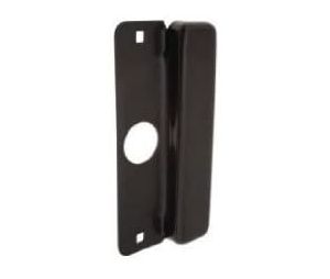 Don-Jo ELP-208 DU 3-1/2" x 8" Latch Protector Cylinder Plate for Electric Strike - Duro Coated Finish