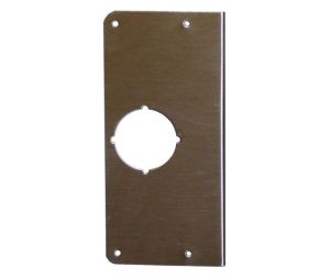 Don-Jo EM-2 630 9" x 4" Scar Plate with 2-3/8" Backset - Satin Stainless Steel Finish