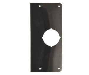 Don-Jo EM-4 630 9" x 4-1/4" Scar Plate with 2-3/4" Backset - Satin Stainless Steel Finish