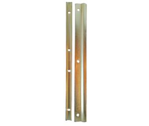 Don-Jo ILP-212 BP 12" Latch Protector for Interlock Inswing Doors - Brass Plated Finish