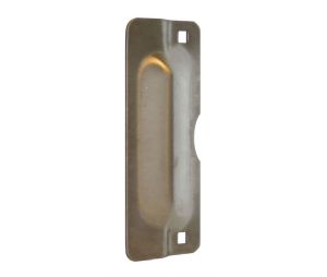 Don-Jo LP-107 630 2-3/4" x 7" Latch Protector for Outswing Doors - Satin Stainless Steel Finish