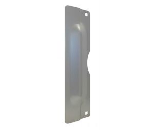 Don-Jo LP-207 BP 2-3/4" x 7" Latch Protector for Outswing Doors - Brass Plated Finish
