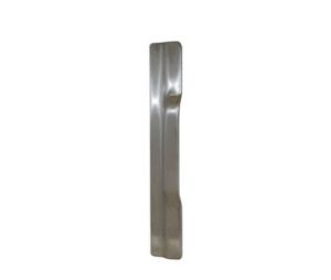Don-Jo NLP-106 630 1-1/2" x 6" Latch Protector for Narrow Commercial Outswing Doors - Satin Stainless Steel Finish