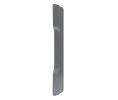 Don-Jo NLP-206 SL 1-1/2" x 6" Latch Protector for Narrow Commercial Outswing Doors - Silver Coated Finish