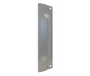 Don-Jo PMLP-211 SL 3" x 11" Pin Latch Protector for Outswing Doors - Silver Plated Finish