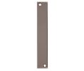 Don-Jo EF634 DU 1" x 6-3/4" Flush Bolt Cut Out Filler Plate Dark Bronze Finish