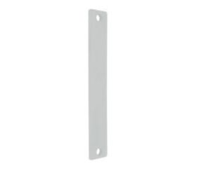 Don-Jo EF-86-CP Mortise Edge Filler Plate, 8 in. x 1-1/4 in. x 3/16 in., Bright Chrome