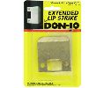 Don-Jo EL-102 609 Antique Brass Extended Lip Strike