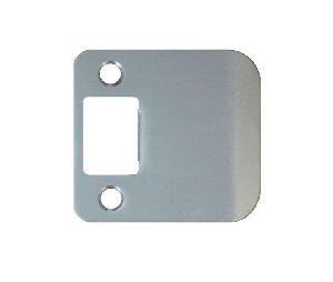 Don-Jo EL102RC 630 2-1/4" Full Lip Strike with 2" Extended Lip with Round Corners Satin Stainless Steel Finish