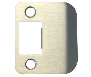 Don-Jo EL115RC 622 2-1/4" Full Lip Strike with 1-1/2" Extended Lip with Round Corners Black Finish