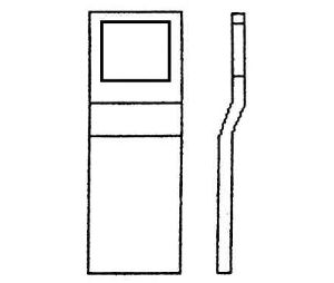 Don-Jo FBG-1-SQ Flush Bolt Guide, 3-1/4 in. x 1-3/4 in., 5/16 in. Offset, 1/2 in. Square Hole, Prime Coat