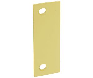 Don-Jo FF45 BP 1-5/8" x 4-1/2" Filler Plate for Frame Hinge Cut Out Brass Plated Finish