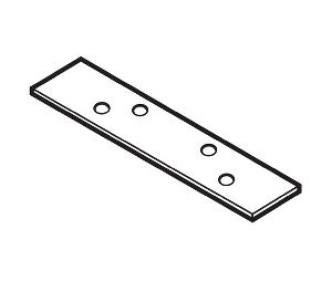 Don-Jo HR-216-5 5 in. Flat Hinge Reinforcement, Prime Coat