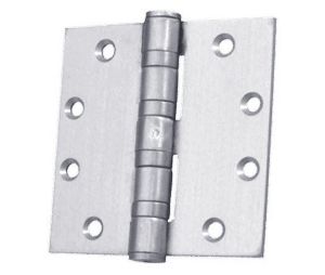 Don-Jo HWBB85045 626 4-1/2" x 4-1/2" Full Mortise Ball Bearing Hinge - Satin Chrome Finish