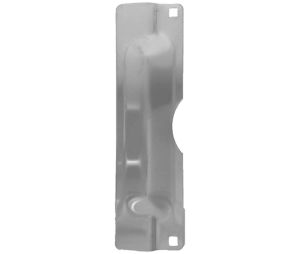 Don-Jo LP-111-EBF 630 3" x 11" Latch Protector for Outswing Doors with EBF Fasteners - Satin Stainless Steel Finish