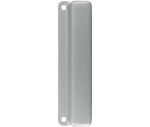 Don-Jo MELP-210-EBF SL 2-5/8" x 10" Blank Latch Protector for Electric Strikes with EBF Fasteners - Silver Coated Finish