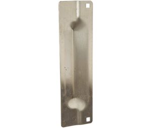 Don-Jo MLP-211-EBF DU 3" x 11" Latch Protector for Outswing Doors with EBF Fasteners - Duro Coated Finish
