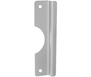 Don-Jo OSLP-207 SL 2-5/8" x 7" Short Latch Protector for Outswing Doors - Silver Coated Finish