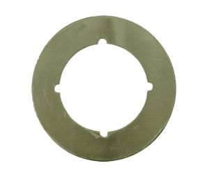 Don-Jo PBSP-135 609 3-1/2" with 2-1/8" Hole Scar Plate, Polybagged - Antique Brass Finish