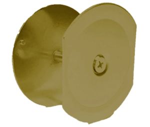 Don-Jo PDF-161 DU Hole Filler Plate to Cover 2-1/8" Hole Under a Rim Panic Device - Duro Coated Finish