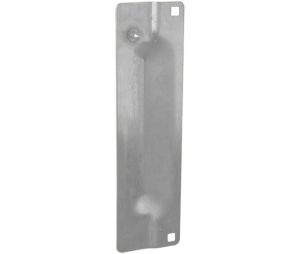 Don-Jo PMLP-211-EBF SL 3" x 11" Pin Latch Protector for Outswing Doors with EBF Fasteners - Silver Coated Finish