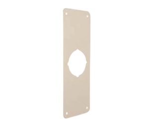 Don-Jo RP-13509-2 612 3-1/2" x 9" Remodeler Plate with Cross Bolt Holes - Satin Bronze Finish
