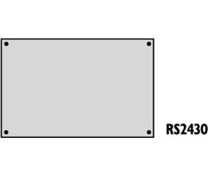 Don-Jo RS2430-WH Range Shield, 24 in. x 30., 22 ga., White