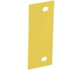 Don-Jo SHF-45 BP 4-1/2" x 1-1/2" Hinge Cut Out Filler Plate - Brass Plated Finish