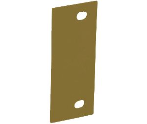 Don-Jo SHF-50 Door Hinge Cut Out Filler Plate, 5 in. x 1-1/2 in., Prime Coat