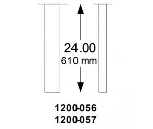 Door King 1200-057 In-ground (2 x 2) Adapter for Standard Style Mounting Post