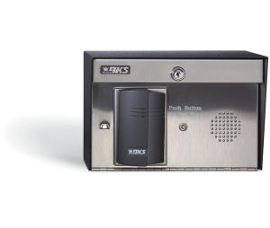 Door King 1504-121 IDTeck RF 20 Proximity Card Reader with Intercom Sub Station, Read Range Up to 4"