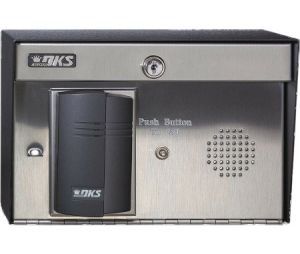 Door King 1504-122 AWID Proximity Card Reader with Intercom Substation, Not a Stand-Alone Unit