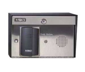 Door King 1504-124 DK Prox Card Reader with Intercom Substation, Surface Mount Enclosure