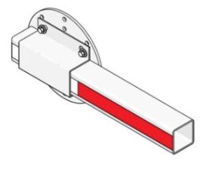 Door King 1601-383 Folding Plastic Barrier Arm, MUTCD Complaint