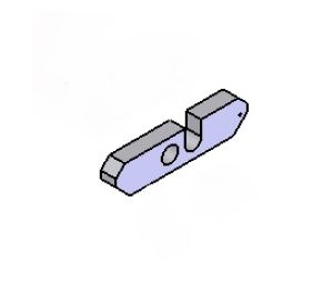 Door King 1610-059 Bearing Support Block 2 In. x .75D