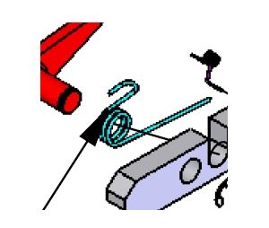 Door King 1610-139 Spring Return 30 Degrees Loop Right