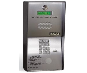Door King 1802-082 Surface Mount Telephone Entry System, Hands Free, Stainless Steel Faceplate